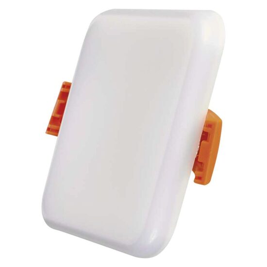 Downlights patrat LED, lumina neutra 4000K, 6W, 500 lm, IP65, Emos ZV2112
