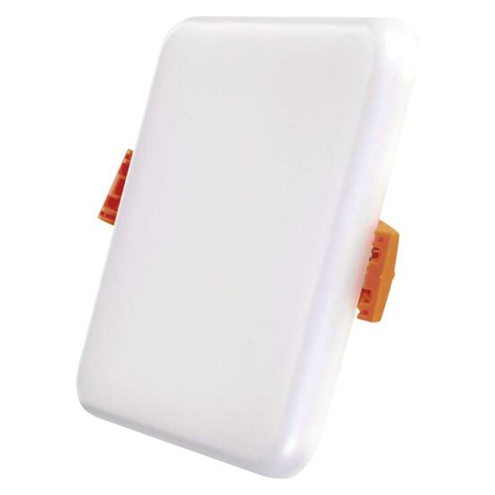Downlights patrat LED, lumina neutra 4000K, 7.5W, 650 lm, IP65, Emos ZV2122