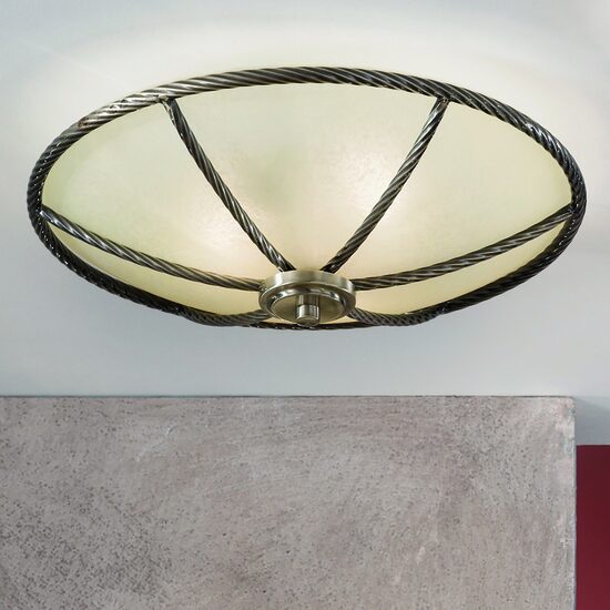Plafoniera clasica alama patinata 3xE27/60W, Mauro DL 7-567/42 Patina Orion