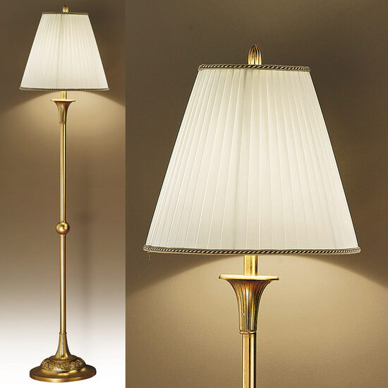 Lampadar clasic auriu 1xE27/60W, Fonsa STL 12-1090/1 Antik-Gold Orion