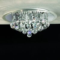 Plafoniera moderna cristal crom 4xG9/40W, Gloria DLU 2378/4/38 Chrom Orion
