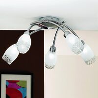 Plafoniera moderna cromata 5xG9/28W, Carla DL 7-482/5 Chrom Orion