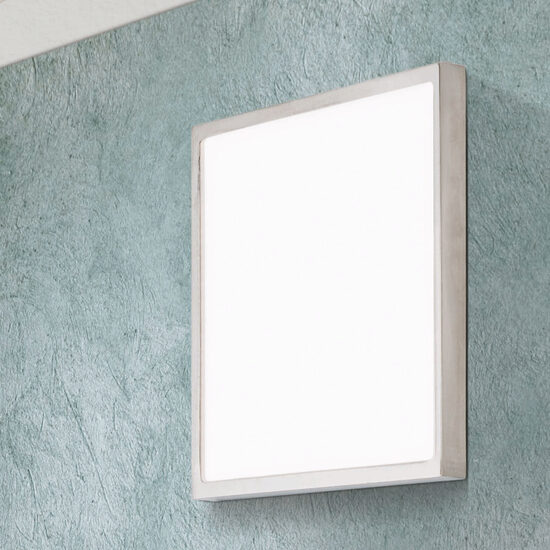 Plafoniera moderna argintie LED 25W/2400lm/3000K, Lero DL 7-623/30 Titan Orion