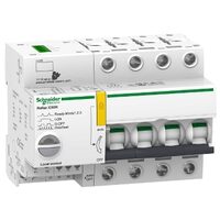 Intreruptor automat cu comanda integrata Reflex iC60n, 25A, 4P, curba C, Schneider Electric ACTI9 A9C62425
