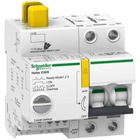 Intreruptor automat cu comanda integrata Reflex iC60n, 10A, 2P, curba D, Schneider Electric ACTI9 A9C63210