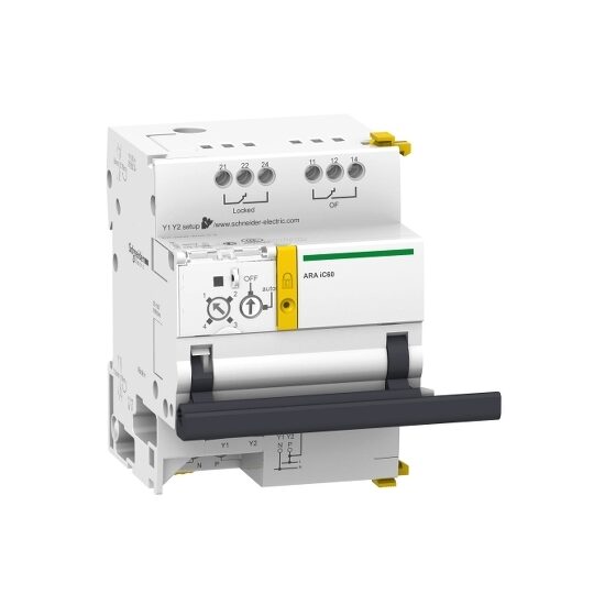 Auxiliar automat de reanclansare ARA pentru iC60, 1P-1P+N-2P, 4 programe, Schneider Electric ACTI9 A9C70132