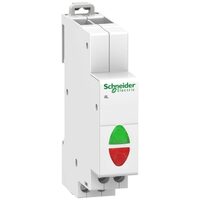 Indicator luminos dublu verde/rosu, 110-230V c.a., Schneider Electric ACTI9 A9E18325