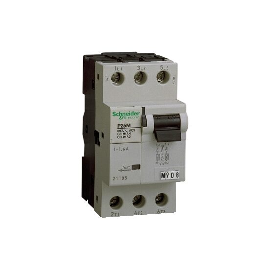Intreruptor automat motor P25M, 10A, 3P, 3D, unitate de declansare magnetica Schneider Electric ACTI9 21109