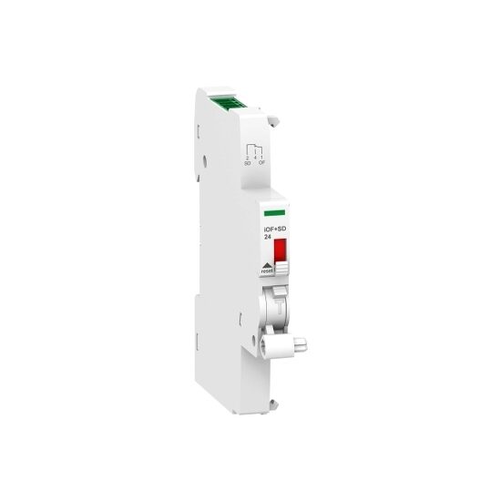 Contact auxiliar iOF+SD, 24V DC cu interfata Ti24, Schneider Electric ACTI9 A9A26897
