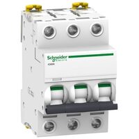 Siguranta automata iC60N, 3P, 50A, curba C, 6kA, Schneider Electric ACTI9 A9F74350