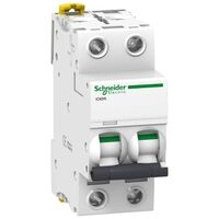 Siguranta automata iC60N, 2P, 0.5A, curba D, 6kA, Schneider Electric ACTI9 A9F75270