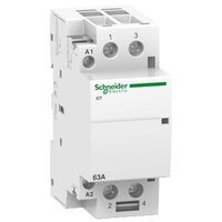 Contactor iCT, 63A, 2NO, 24V, 50Hz, Schneider Electric ACTI9 A9C20162