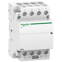 Contactor iCT, 63A, 4NO, 24V, 50Hz, Schneider Electric ACTI9 A9C20164