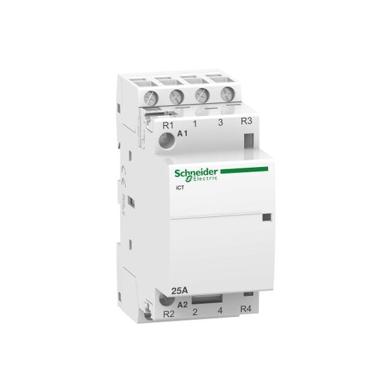 Contactor iCT, 25A, 2NO/2NC, 220/240V, 50Hz, Schneider Electric ACTI9 A9C20838