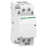 Contactor iCT, 40A, 2NO, 220-240V c.a., Schneider Electric ACTI9 A9C20842