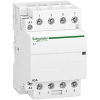 Contactor iCT, 40A, 4NO, 220-240V c.a., Schneider Electric ACTI9 A9C20844