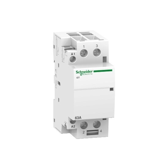 Contactor iCT, 63A, 2NO, 220/240V, 50Hz, Schneider Electric ACTI9 A9C20862