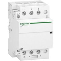 Contactor iCT, 63A, 3NO, 220/240V, 50Hz, Schneider Electric ACTI9 A9C20863