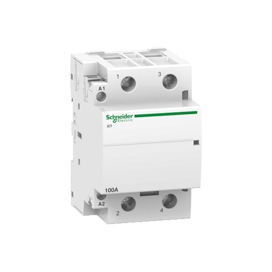 Contactor iCT, 100A, 2NO, 220/240V, 50Hz, Schneider Electric ACTI9 A9C20882