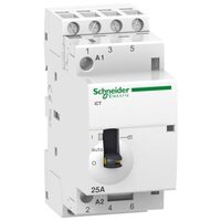 Contactor iCT, comanda manuala, 25A, 4NO, 24V, 50Hz, Schneider Electric ACTI9 A9C21134