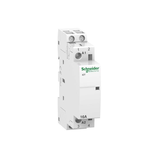 Contactor iCT, 16A, 2NO, 12V, 50Hz, Schneider Electric ACTI9 A9C22012
