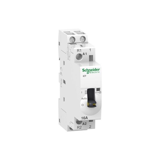 Contactor iCT, comanda manuala, 16A, 1NO, 1NC, 230/240V, 50Hz, Schneider Electric ACTI9 A9C23715