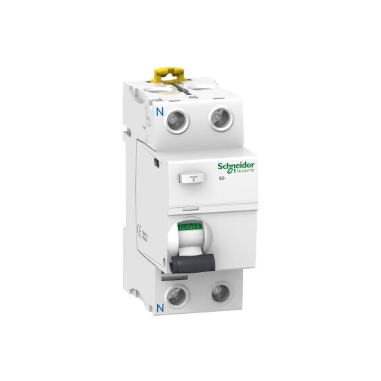 Siguranta diferentiala | Protectie diferentiala iID, 2P, 80A, 300mA, tip AC, Schneider Electric ACTI9 A9R14280