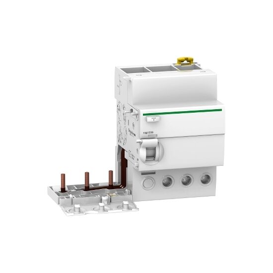 Bloc suplimentar protectie diferentiala Vigi iC60, 3P, 63A, 30mA, tip AC, Schneider Electric ACTI9 A9V41363
