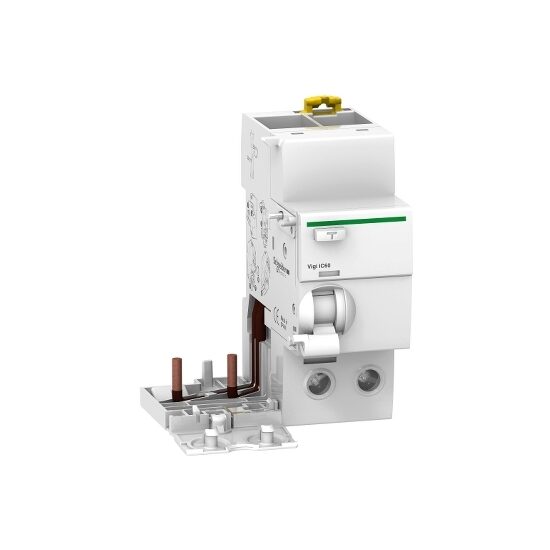Bloc suplimentar protectie diferentiala Vigi iC60, 2P, 63A, 30mA, tip A, Schneider Electric ACTI9 A9V51263