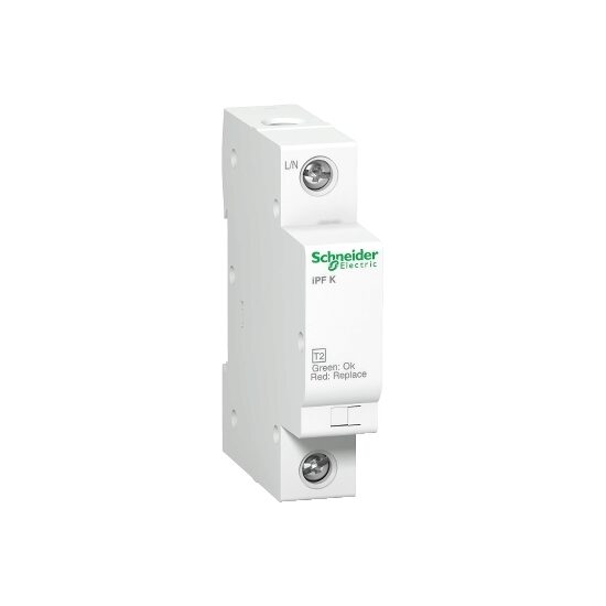 Protectie supratensiune | Descarcator modular de protectie contra supratensiunii iPF20, 1P, 340V, Schneider Electric ACTI9 A9L15691
