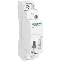 Teleruptor iTL, 1P, 1NO, 32A, bobina, 110V c.c., 230-240V c.a., 50/60Hz, Schneider Electric ACTI9 A9C30831