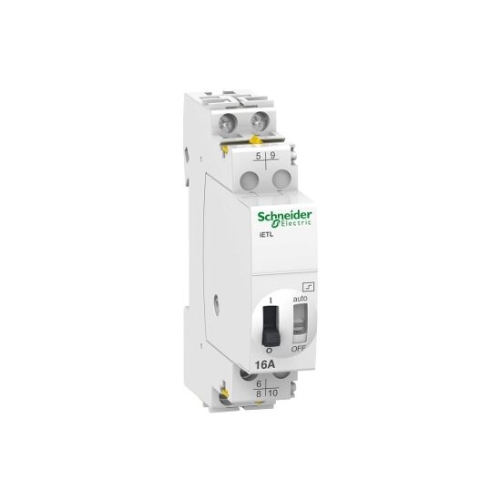 Extensie iETL iTL 16, 2P, 1C/O + 1NO, 16A, bobina, 12V c.c., 24V c.a., 50/60Hz, Schneider Electric ACTI9 A9C32116