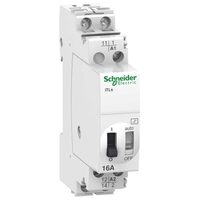 Teleruptor iTLs, 1P, 1NO, 16A, bobina, 110V c.c., 230-240V c.a., 50/60Hz, Schneider Electric ACTI9 A9C32811