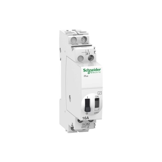 Teleruptor iTLc, 1P, 1NO, 16A, bobina, 24V c.a., 50/60Hz, Schneider Electric ACTI9 A9C33111