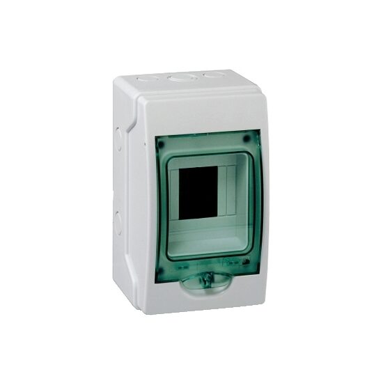 Mini carcasa aparenta 1x4 module, IP65, usa transparenta, Schneider Electric KAEDRA 13976