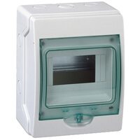 Mini carcasa aparenta 1x6 module, IP65, usa transparenta, Schneider Electric KAEDRA 13977