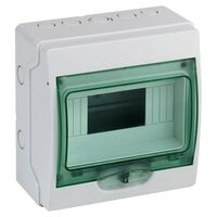 Mini carcasa aparenta 1x8 module, IP65, usa transparenta, Schneider Electric KAEDRA 13978