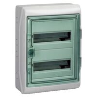 Carcasa aparenta 2x12 module, IP65, usa transparenta, Schneider Electric KAEDRA 13983