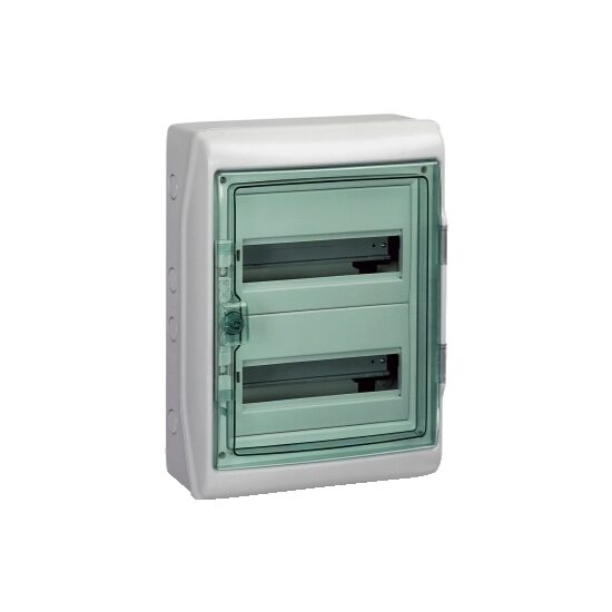 Carcasa aparenta 2x12 module, IP65, usa transparenta, Schneider Electric KAEDRA 13983