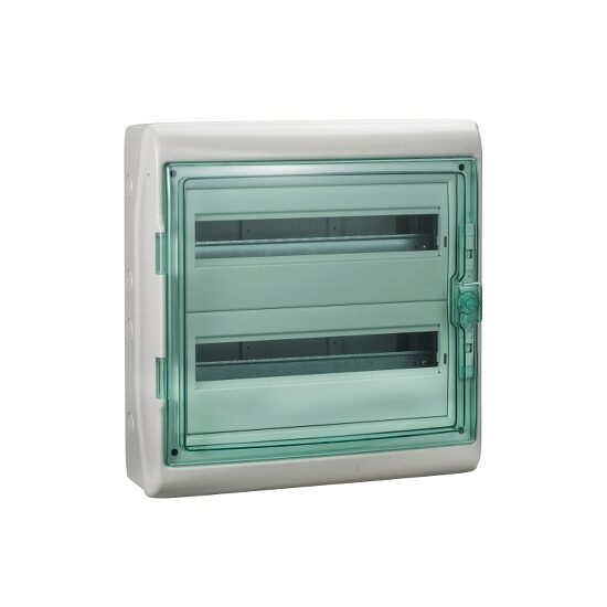 Carcasa aparenta 2x18 module, IP65, usa transparenta, Schneider Electric KAEDRA 13984