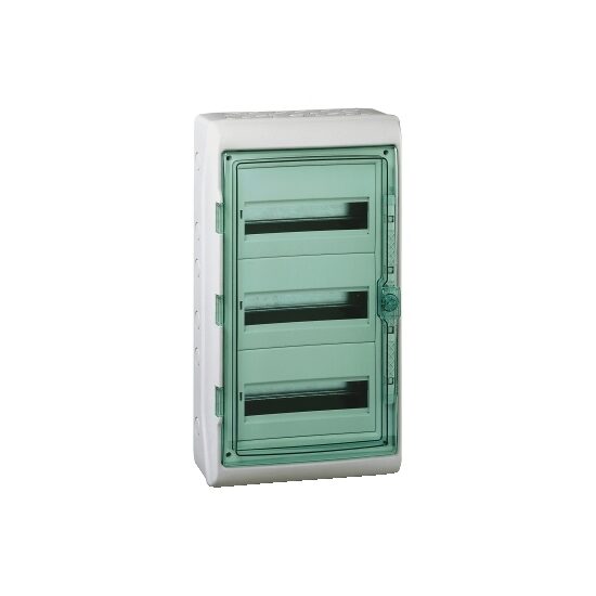 Carcasa aparenta 3x12 module, IP65, usa transparenta, Schneider Electric KAEDRA 13985