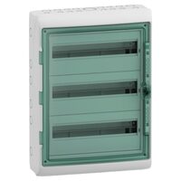 Carcasa aparenta 3x18 module, IP65, usa transparenta, Schneider Electric KAEDRA 13986