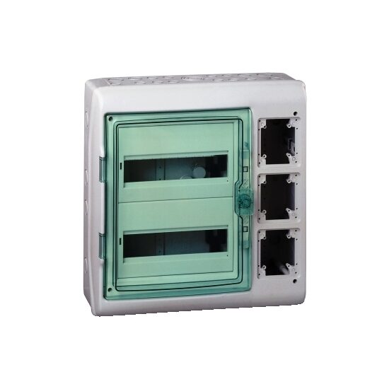 Cofret multifunctional 24 module,IP65, 3 deschideri, Schneider Electric KAEDRA 13991