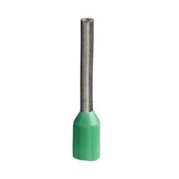 Set 100 bucati - Pini simpli pentru cablare, 6mmp, verde, Schneider Electric DZ5CE062