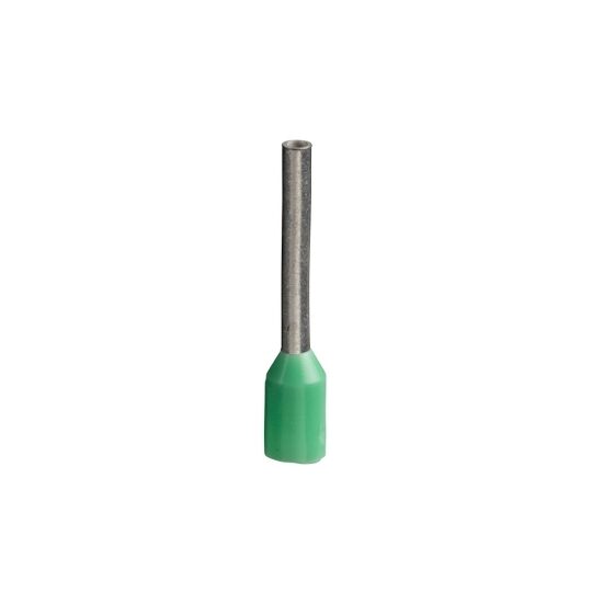 Set 100 bucati - Pini simpli pentru cablare, 6mmp, verde, Schneider Electric DZ5CE062