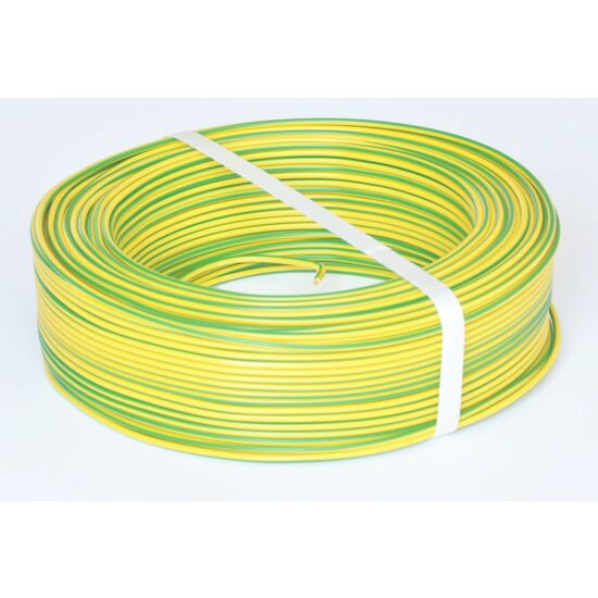 Fy 4 (H07V-U) Conductor cupru rigid - Galben/verde