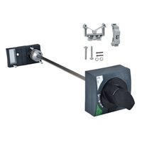 Auxiliare - Maneta rotativa frontal, negru, 3P/4P, NG125, Schneider Electric 19088