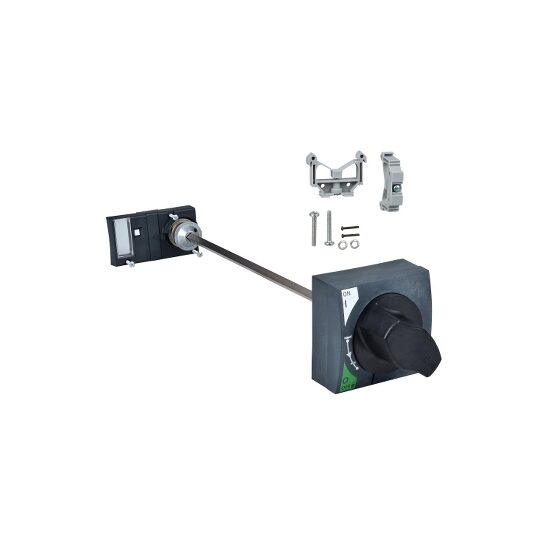 Auxiliare - Maneta rotativa frontal, negru, 3P/4P, NG125, Schneider Electric 19088