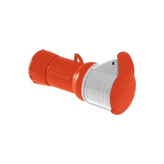 Priza mobila 16A, 380V, IP44, 5 Poli, Schneider Electric PRATIKA PKF16M435