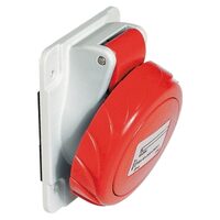 Priza inclinata cu montaj in cofret 32A, 380V, IP67, 5 Poli, Schneider Electric PRATIKA PKF32F735